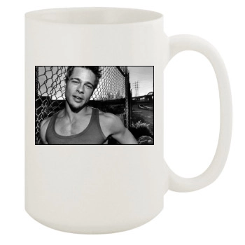 Brad Pitt 15oz White Mug