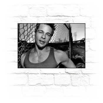 Brad Pitt Metal Wall Art