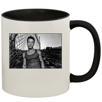 Brad Pitt 11oz Colored Inner & Handle Mug