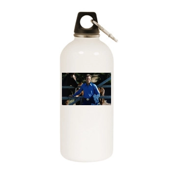 Clint Eastwood White Water Bottle With Carabiner