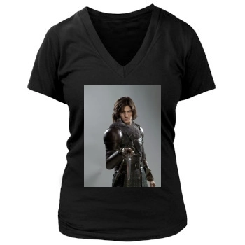 Ben Barnes Women's Deep V-Neck TShirt