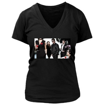 Benicio del Toro Women's Deep V-Neck TShirt