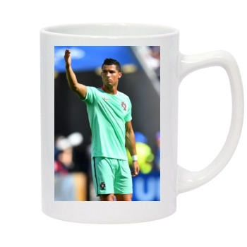 Cristiano Ronaldo 14oz White Statesman Mug