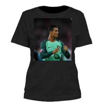 Cristiano Ronaldo Women's Cut T-Shirt