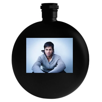 Enrique Iglesias Round Flask