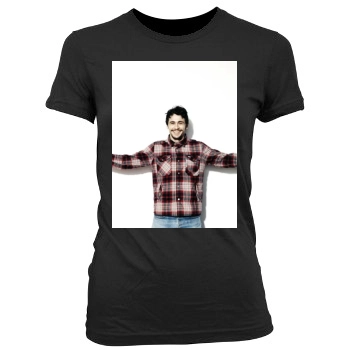 James Franco Women's Junior Cut Crewneck T-Shirt