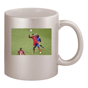 Cristiano Ronaldo 11oz Metallic Silver Mug