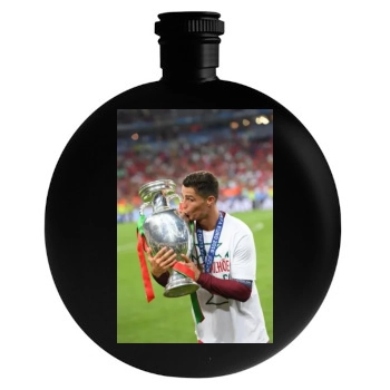 Cristiano Ronaldo Round Flask