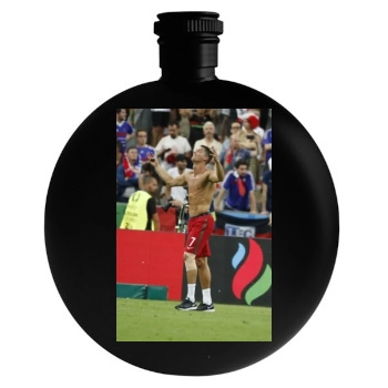 Cristiano Ronaldo Round Flask