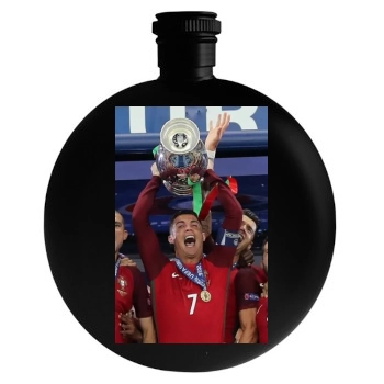 Cristiano Ronaldo Round Flask