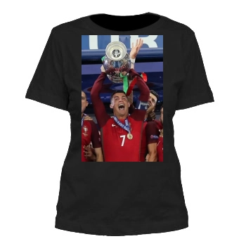 Cristiano Ronaldo Women's Cut T-Shirt