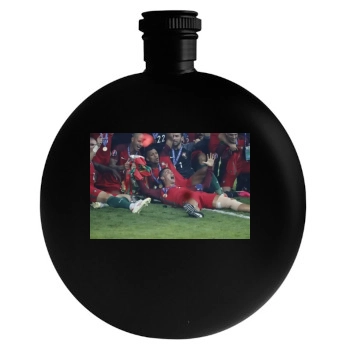 Cristiano Ronaldo Round Flask