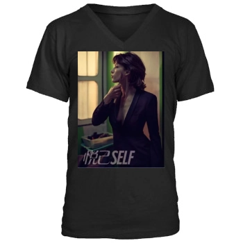 Sophie Marceau Men's V-Neck T-Shirt