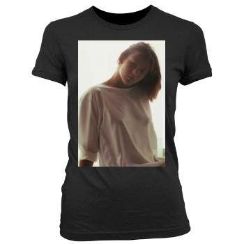 Sophie Marceau Women's Junior Cut Crewneck T-Shirt