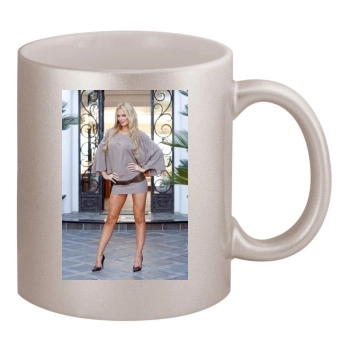 Sophie Turner 11oz Metallic Silver Mug