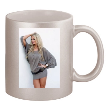 Sophie Turner 11oz Metallic Silver Mug