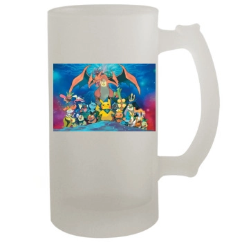 Pokemons 16oz Frosted Beer Stein