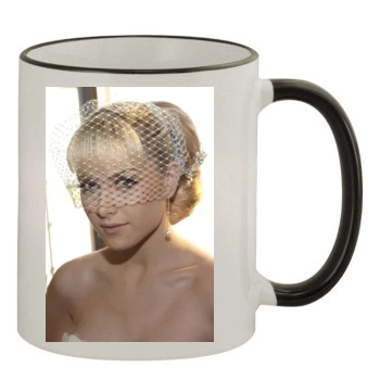 Tara Conner 11oz Colored Rim & Handle Mug