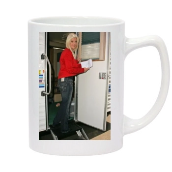 Tara Reid 14oz White Statesman Mug