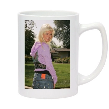 Tara Reid 14oz White Statesman Mug