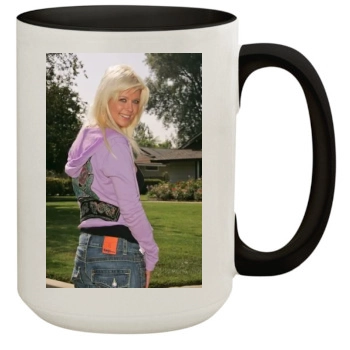 Tara Reid 15oz Colored Inner & Handle Mug