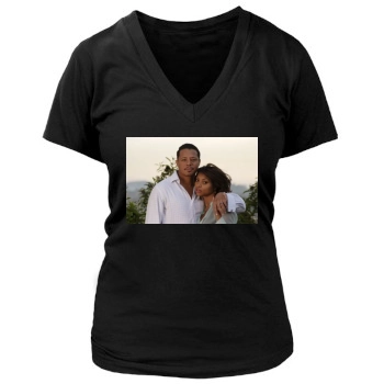 Taraji P. Henson Women's Deep V-Neck TShirt