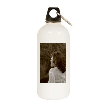 Taraji P. Henson White Water Bottle With Carabiner