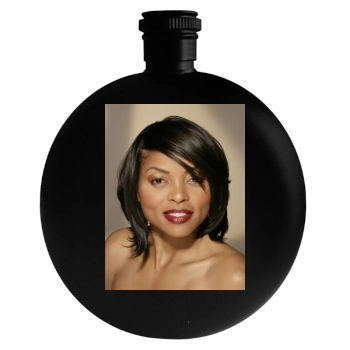 Taraji P. Henson Round Flask