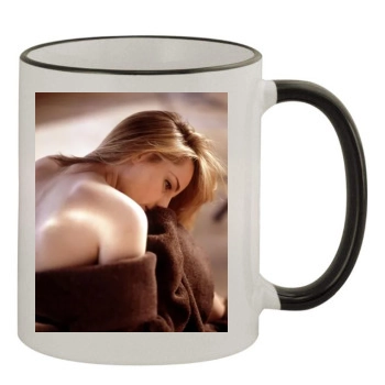 Helen Hunt 11oz Colored Rim & Handle Mug