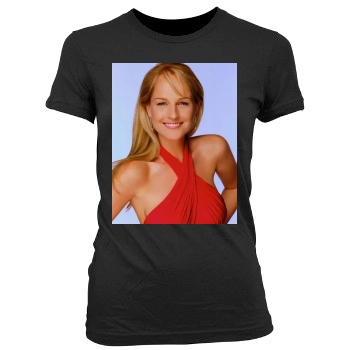 Helen Hunt Women's Junior Cut Crewneck T-Shirt