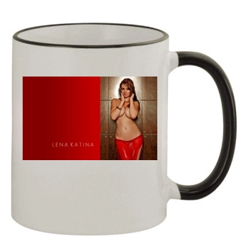 TATU 11oz Colored Rim & Handle Mug