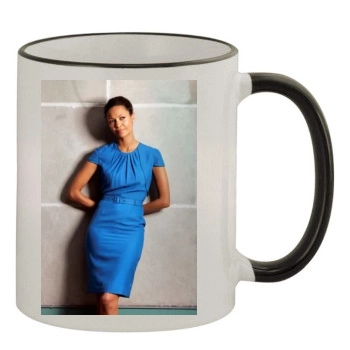 Thandie Newton 11oz Colored Rim & Handle Mug