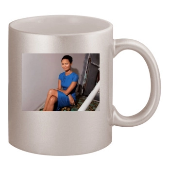 Thandie Newton 11oz Metallic Silver Mug