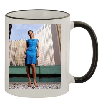 Thandie Newton 11oz Colored Rim & Handle Mug