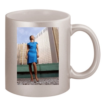 Thandie Newton 11oz Metallic Silver Mug