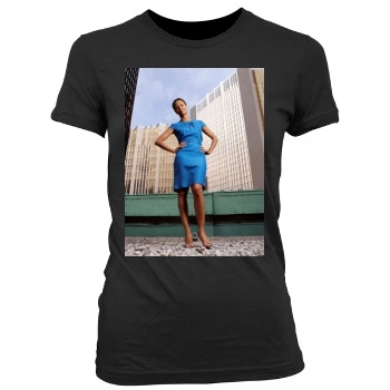 Thandie Newton Women's Junior Cut Crewneck T-Shirt