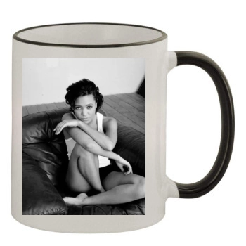 Thandie Newton 11oz Colored Rim & Handle Mug