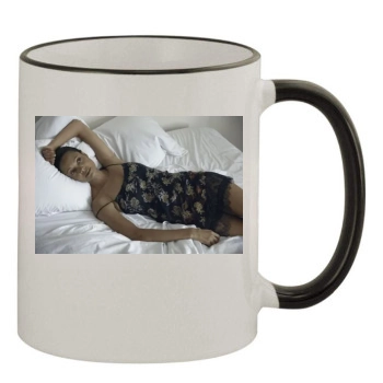 Thandie Newton 11oz Colored Rim & Handle Mug