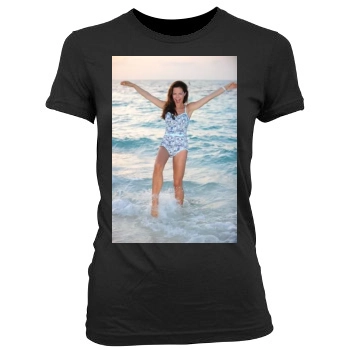 Tammin Sursok Women's Junior Cut Crewneck T-Shirt