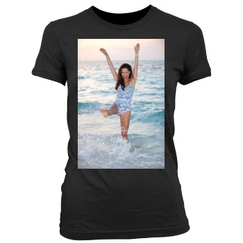 Tammin Sursok Women's Junior Cut Crewneck T-Shirt