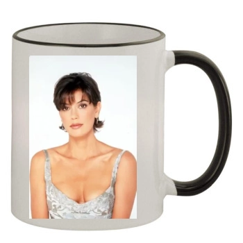 Teri Hatcher 11oz Colored Rim & Handle Mug