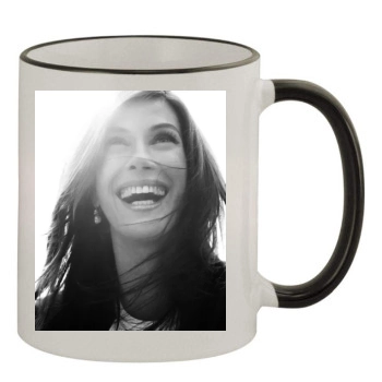 Teri Hatcher 11oz Colored Rim & Handle Mug