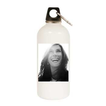 Teri Hatcher White Water Bottle With Carabiner