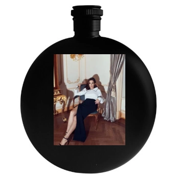 Tina Fey Round Flask