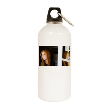 Tori Amos White Water Bottle With Carabiner