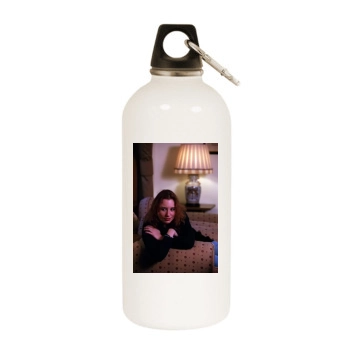 Tori Amos White Water Bottle With Carabiner