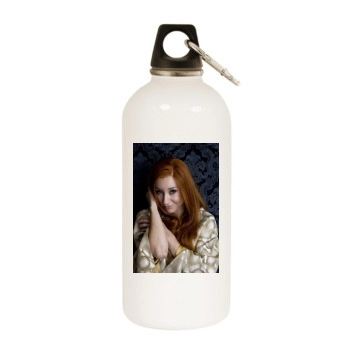 Tori Amos White Water Bottle With Carabiner