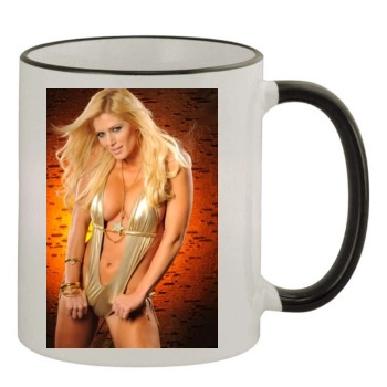 Torrie Wilson 11oz Colored Rim & Handle Mug