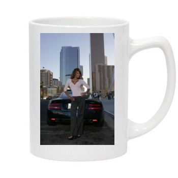 Traci Bingham 14oz White Statesman Mug