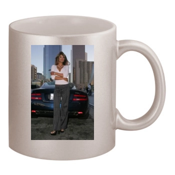 Traci Bingham 11oz Metallic Silver Mug